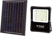 V-TAC VT-55300 Schijnwerpers op zonne-energie - IP65 - Zwarte behuizing - 2400 lumen - 6400K