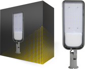 LED Straatverlichting 150W 18000lm 70x140D - 740 Koel Wit | IP65 - Lichtsensor - Asymmetrisch
