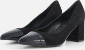 Linea Zeta Pumps zwart Suede - Maat 39