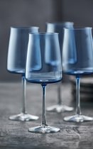 Lyngby Glas Krystal Zero Rodewijnglas 54 cl 4 st. Blauw