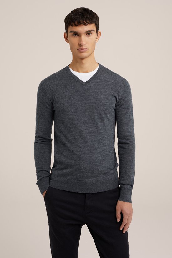 WE Fashion Pull homme en laine mérinos