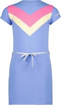 4PRESIDENT Meisjes jurk - Mid Blue - Maat 110 - Meisjes jurken