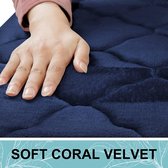 Memory Foam Badkamermat, antislip, badmat, zacht, absorberend, wasbaar, onderhoudsarm, afmetingen 60 x 90 cm, kleur marineblauw