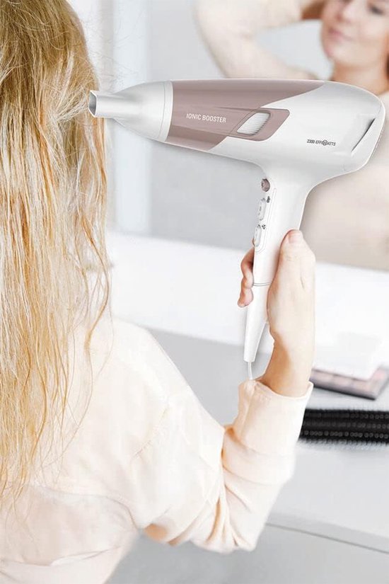 MKSS® Föhn met Diffuser - Haardroger Krullen - Wit - Borstel ...