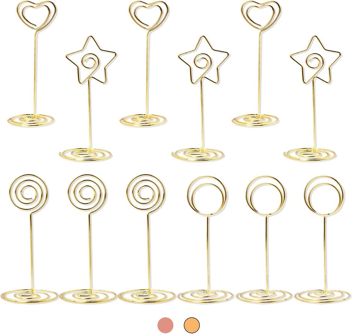 15 Porte-Photos Et Numéros De Table En Bois – Support Mémo, Cartes, Photos – Décoration Mariage, Fête, Bureau – Lot Mini Pince
