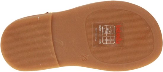 Beberlis Sandale Talon Fermé Beige - Goud