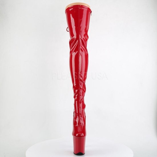 Pleaser - FLAMINGO-3063 Bottes femmes à plateforme - US 14 - 45 Chaussures - Rouge