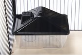 Beeztees Knaagdierenkooi Boas 76x46x57 cm zwart