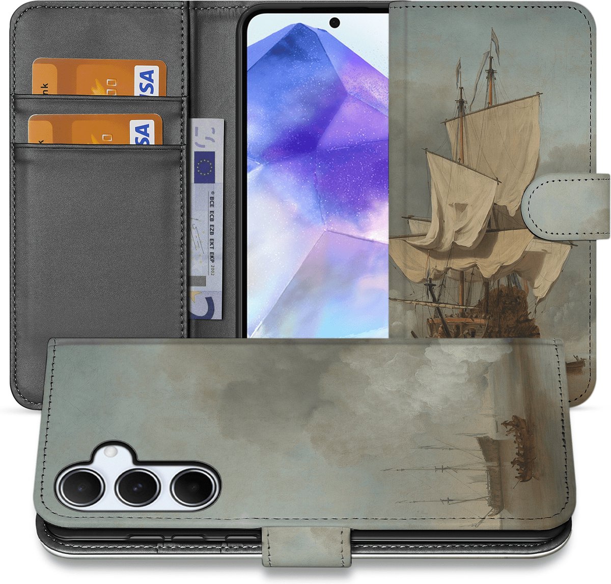 Book Case Hoesje Maken voor de Samsung Galaxy A55