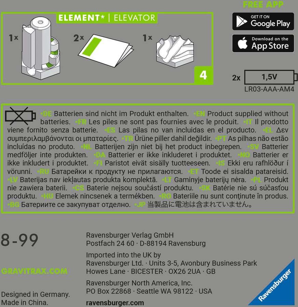 Ravensburger GraviTrax® Power Elevator - Knikkerbaan — afbeelding 5