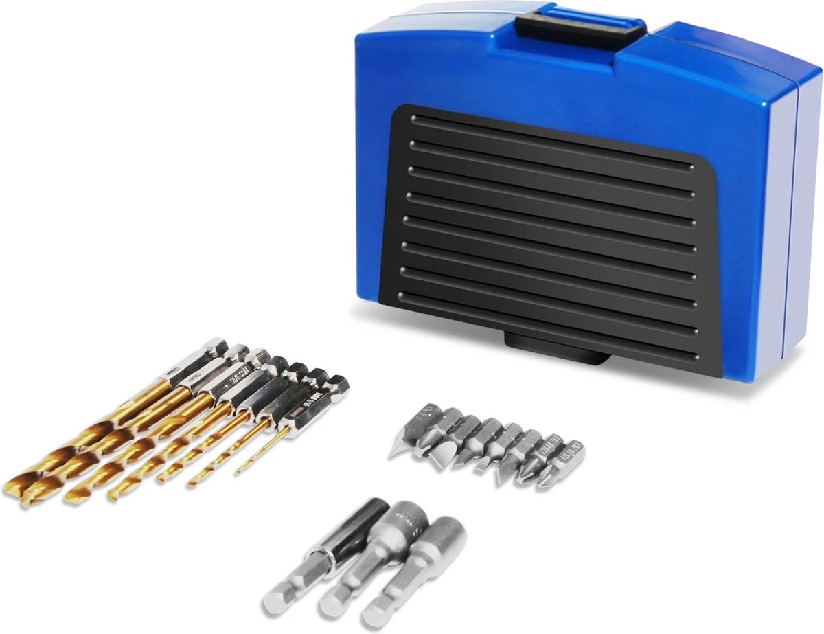 MK - Schroevendraaier bit set - Magnetische bit houder - 34 delig