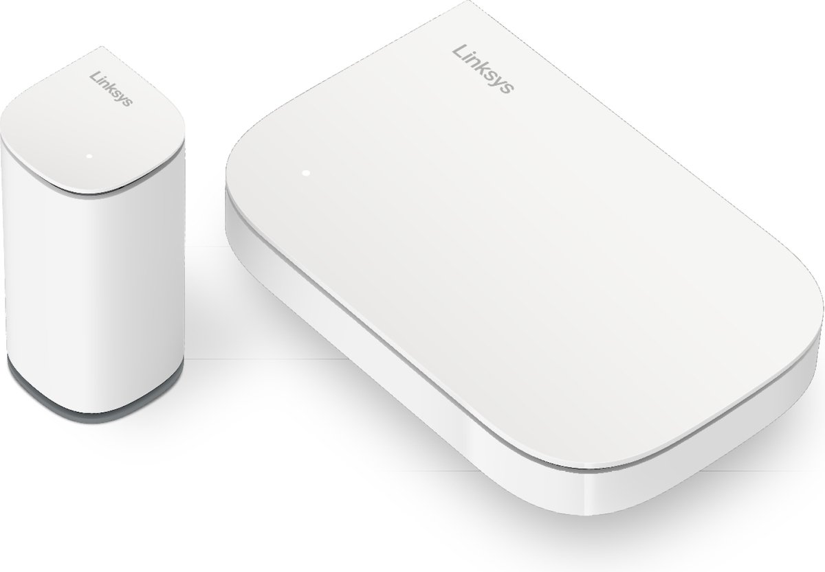 Linksys Velop Micro Mesh 6 - Dual-band - Mesh WiFi 6-systeem - 2-pack - Wit