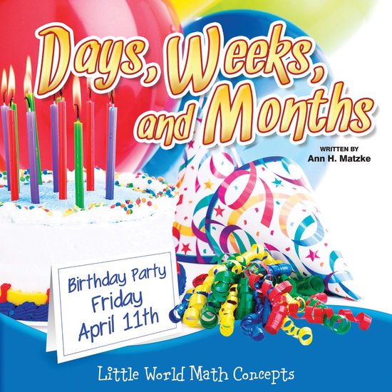 Little World Math - Days, Weeks, And Months - cover