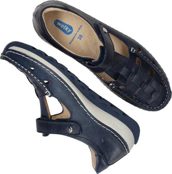 Chaussure Velcro Wolky Zambezi - Femme - Blauw - Taille 39