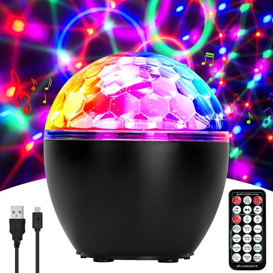 Lampe Disco - Party Disco laser - LED Disco - Multifonction - Enfants et Adultes