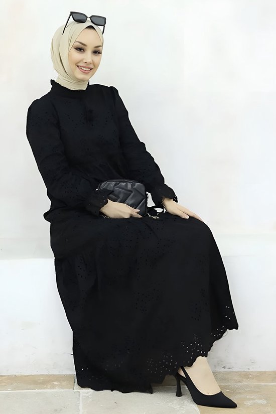 MODABOUT Lange jurk Abaya hijabjurk dames - NELB0007D4655SYH