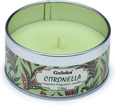 Goloka - Citronella - Paraffine Wax Geurkaars in blik