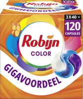 Robijn - Classics Color 3-in-1 Wascapsules - 3 x 40 wasbeurten - Voordeelverpakking - Grootverpakking - Grootverbruik