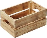 Kesper Fruitkisten opslagbox - old look - lichtbruin - hout - L40 x B30 x H23 cm - Decoratie huis en tuin - Kisten/kistjes