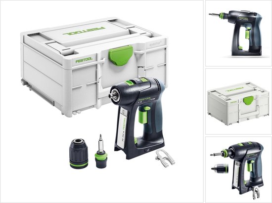 Festool C 18-Basic Accu Schroefboormachine 18V Basic Body in Systainer - 576434