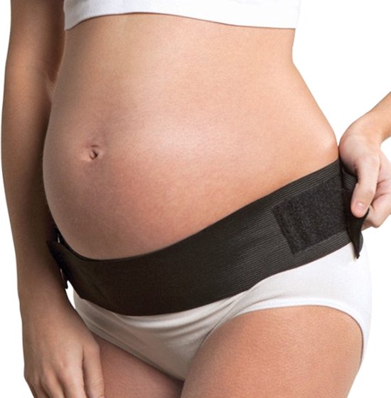 Carriwell Verstelbare Zwangerschapsbuikband - Zwart - S/M