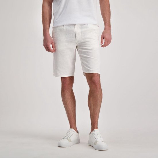 CARS Shorts en Jeans HORAN SHORT LIN White