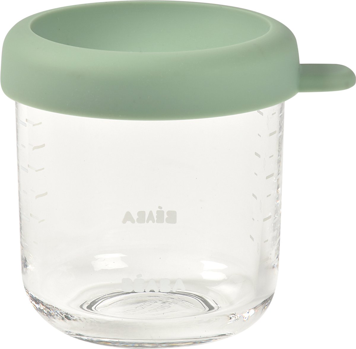 Goedkoopste Beaba Glazen Bewaarpotje - Babyvoeding bewaarpotjes - Babyvoeding bewaarbox – Groen - 250 ml