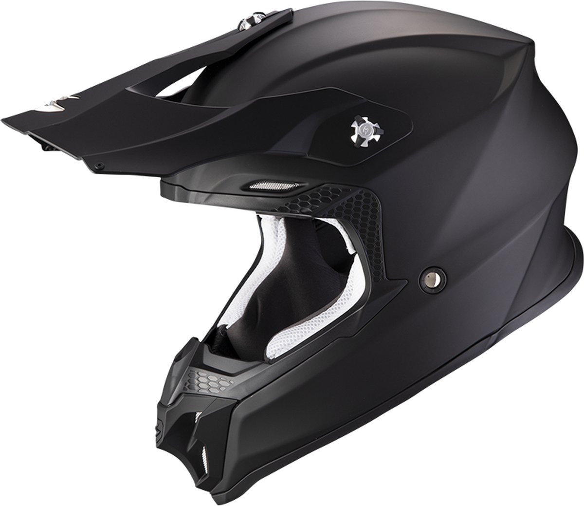 Scorpion Vx-16 Evo Air Solid Mat Zwart Crosshelm M