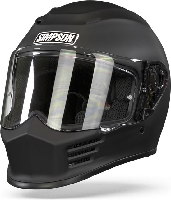Simpson Speed Matt Black 2XL - Maat 2XL - Helm