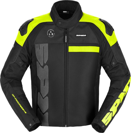 Spidi Progressive Net Windout Jas Fluo Geel - Maat XXL