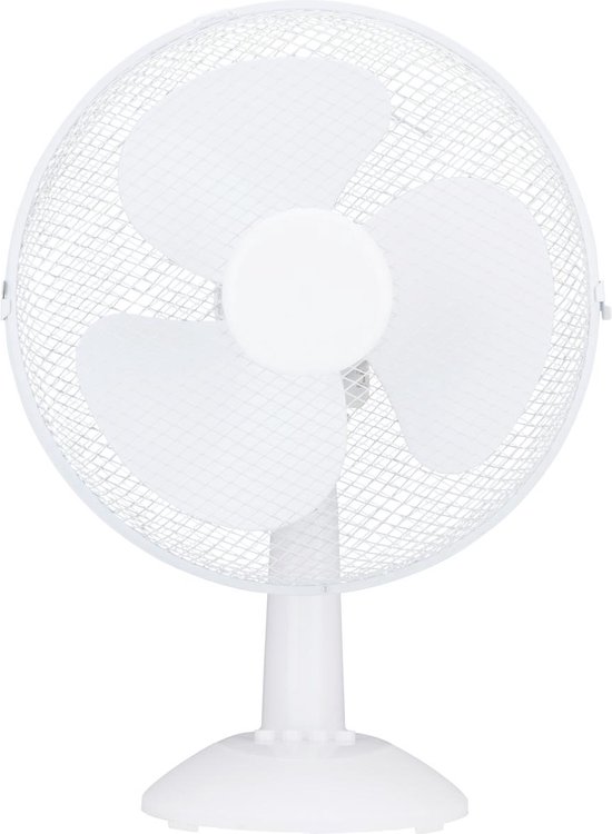 Melchioni Family | Ventilatore da Tavolo con 3 Velocità, Ventola a 3 Pale Diametro 30 cm, Funzione di Oscillazione, Colore Bianco Melchioni Family | Ventilatore da Tavolo con 3 Velocità, Ventola a 3 Pale Diametro 30 cm, Funzione di Oscillazione, Colore Bianco