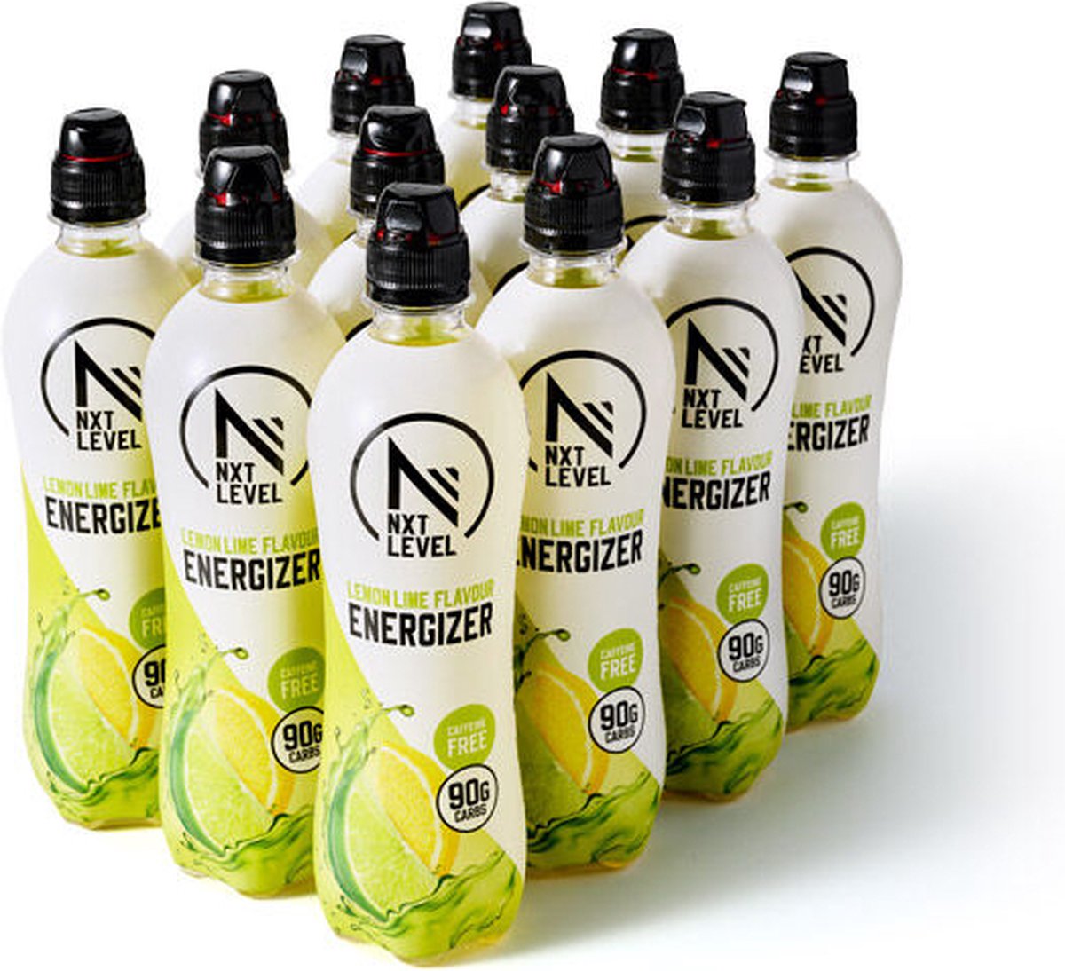 Bol.com NXT Level Energizer - Limoen/Citroen - 12 stuks x 500ml - Sportdrankjes aanbieding