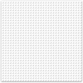 Brixies Bouwplaat | Grondplaat 32x32 noppen - Geschikt voor Lego Classic Bouwstenen - Wit