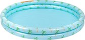 Swim Essentials Opblaasbaar Zwembad - Baby & Kinder Zwembad - Blauwe Palmbomen - Ø 100 cm