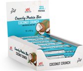 XXL Nutrition - Crunchy Protein Bar - Eiwitreep, Proteïne Reep, Fitness Snack - 12 Pack - Coconut