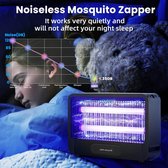 Anti-muggenlamp - 20 W, 2800 V, UV - effectief, bereik 100 m², voor binnen en buiten - zawart