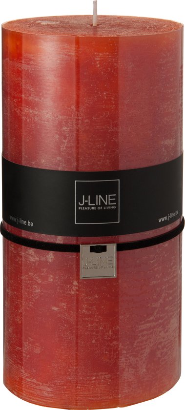 J-Line cilinderkaars - roest - XXL - 140U - 6 stuks