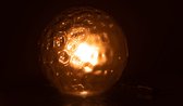 J-Line Bollie tafellamp - glas - lichtgrijs - small - woonaccessoires
