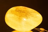 J-Line lamp Dany Strepen Ovaal - glas - geel
