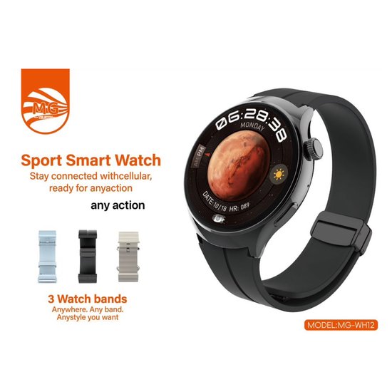 MG Montre cran Tactile Montre Smart WH12 Bol MG Montre cran Tactile Montre Smart WH12 Bol