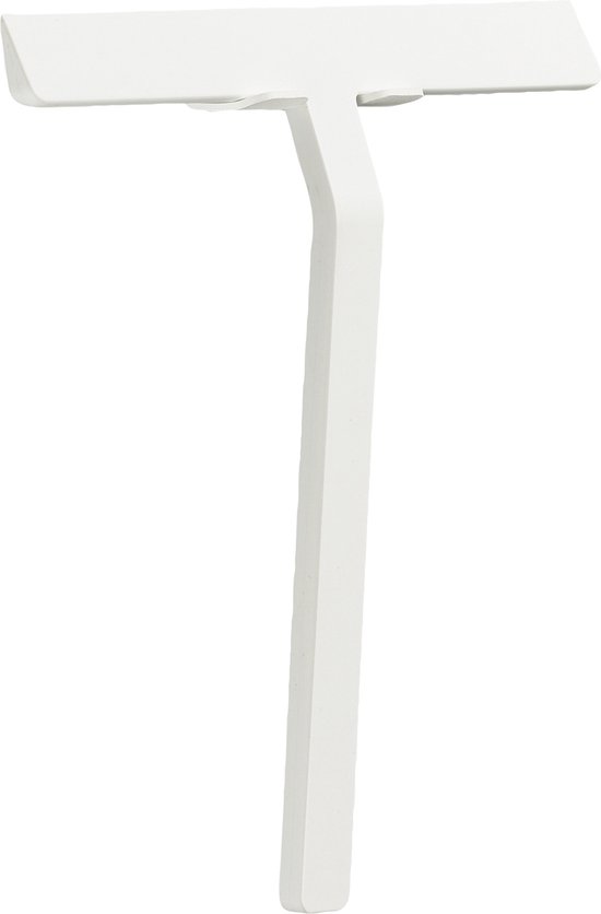 Zone Denmark Rim Schraper met houder 23 x 22 cm White- douchewisser - badkamer - trekker douche - siliconen materiaal - badkamer accessoires - douchecabine