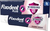 Pâte adhésive anti-résidus alimentaires Fixodent Plus Premium pour prothèses dentaires - 40 grammes