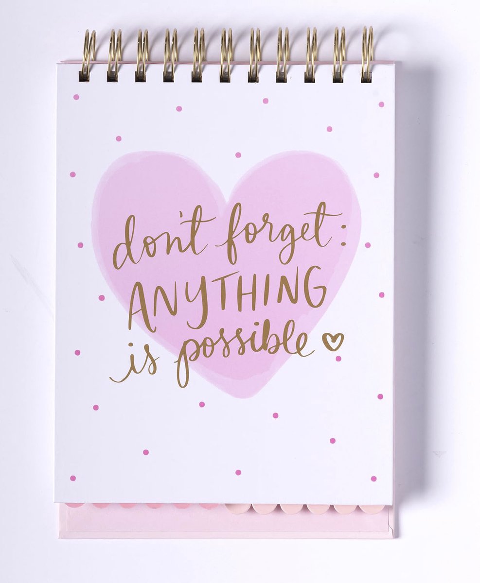 Eccolo notitieblok - spiraal - Dont Forget - lijn - ca.15x22cm - met tabs - EC-DL637B