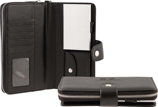 Card Guard Kaartbeschermer Zwart Dames - Protector Wallet Portemonnee - Kaarthouder