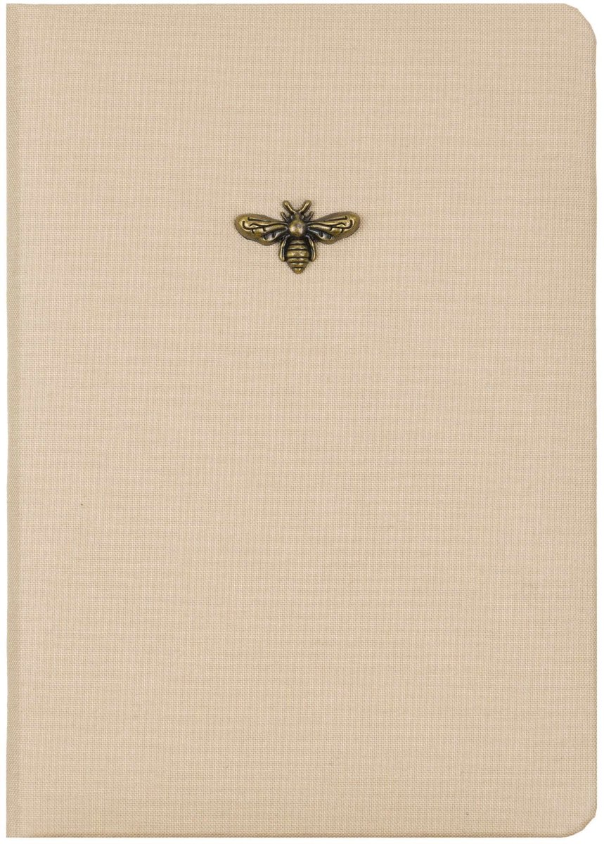 Eccolo notitieboek - Essential Sand Bee - lijn - ca.13x18cm - EC-D317E
