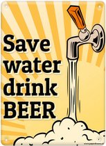 Metal signs - Save water