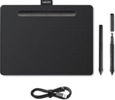 Bol.com Intuos Medium Pen tablet - mobiel tekentablet voor schilderen en fotobewerking met 4K pen (zwart) - ideaal voor kantoor ... aanbieding