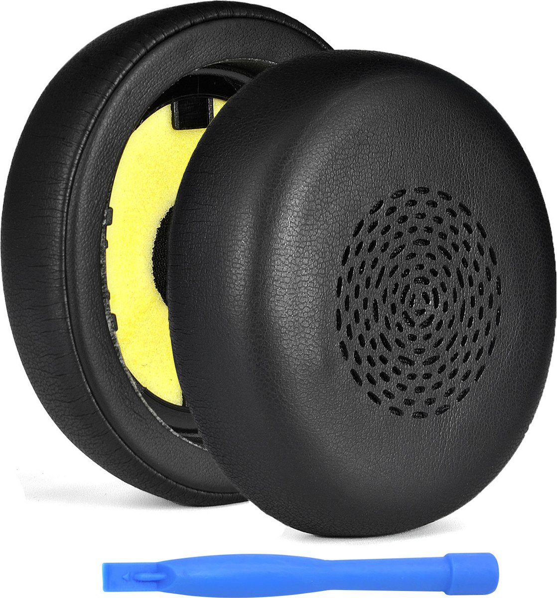 MMOBIEL Oorkussens voor Jabra Evolve2 75 Wireless Hoofdtelefoon - Protein PU Koptelefoon Oorkussen - Hoofdtelefoon Earpads (Alleen voor Jabra Evolve2 75, niet voor Evolve 75) – Zwart