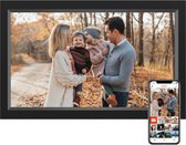 NAEVY Digitale Fotolijst 15.6 Inch – XL HD Display – Met WiFi Verbinding & Touchscreen – Frameo App – 32 GB Intern Geheugen