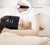 Bluetooth hoofdband met speakers - Elastische koptelefoon - Draadloze bluetooth headset/hoofdband - Geen last van gesnurk van je partner